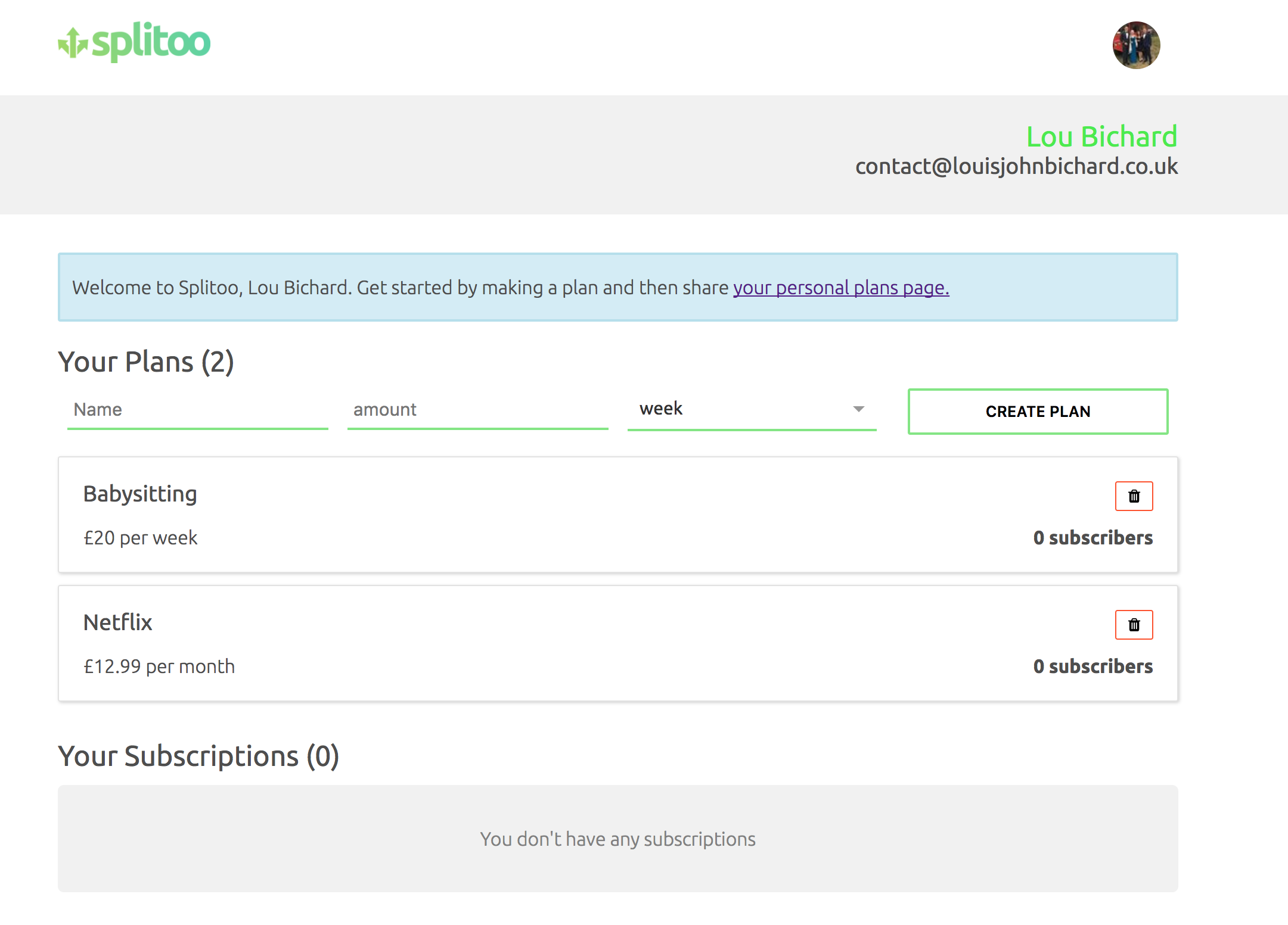 The Secret Splitoo Master Plan (just between you and me)