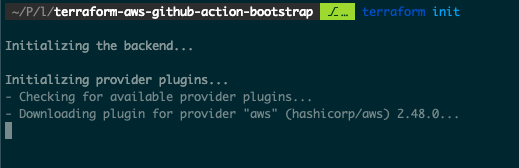 Execute Terraform Init