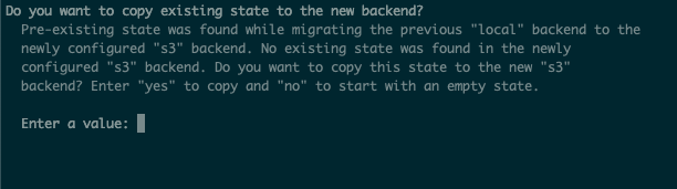 Copy Local Terraform State To Remote State