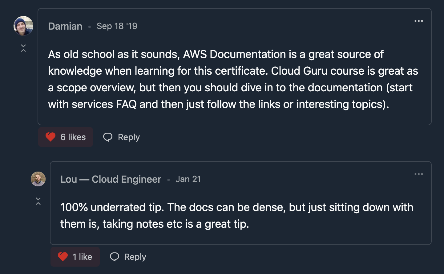AWS Exam Docs