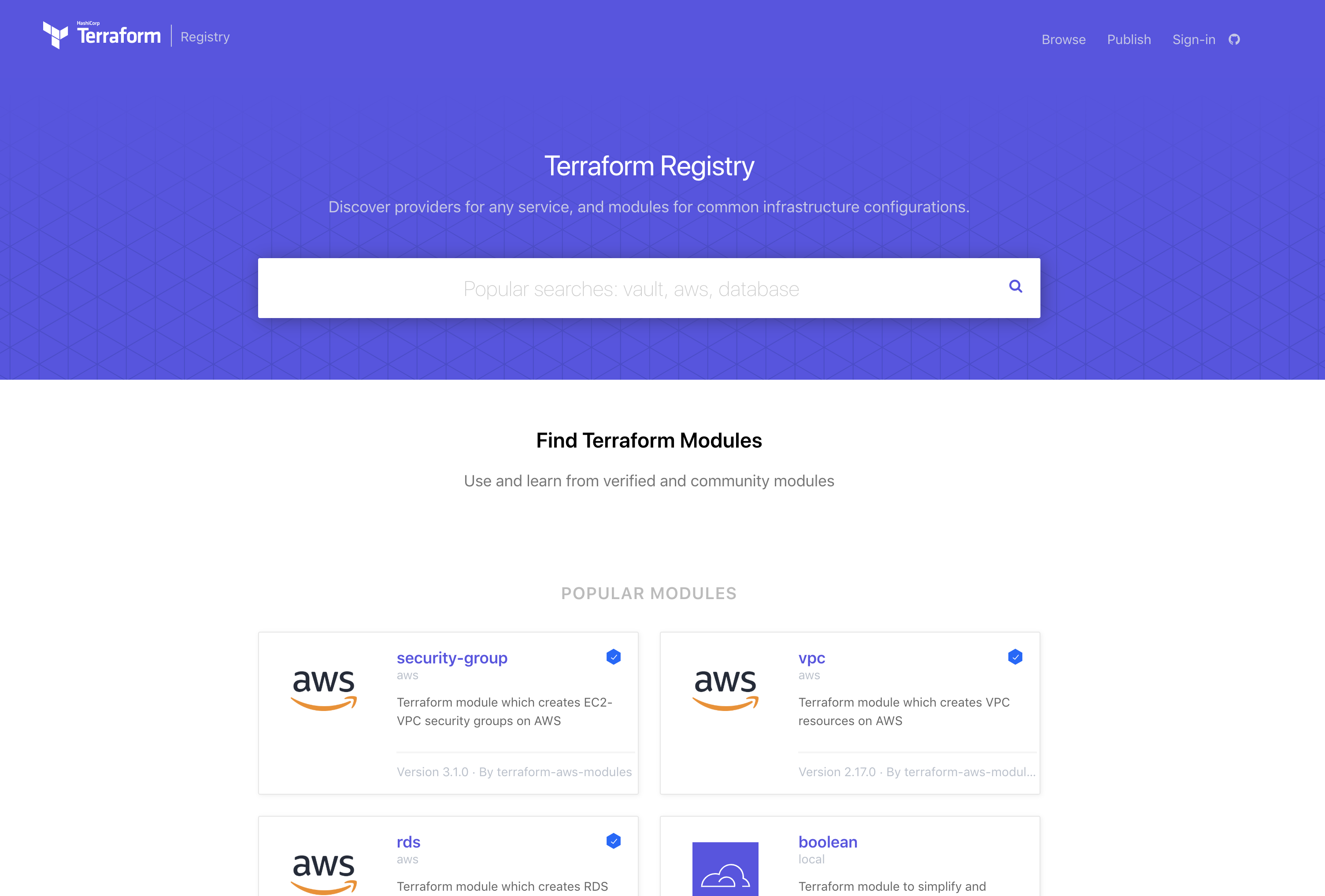 The Terraform Registry