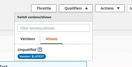 AWS Lambda Versions & Qualifiers