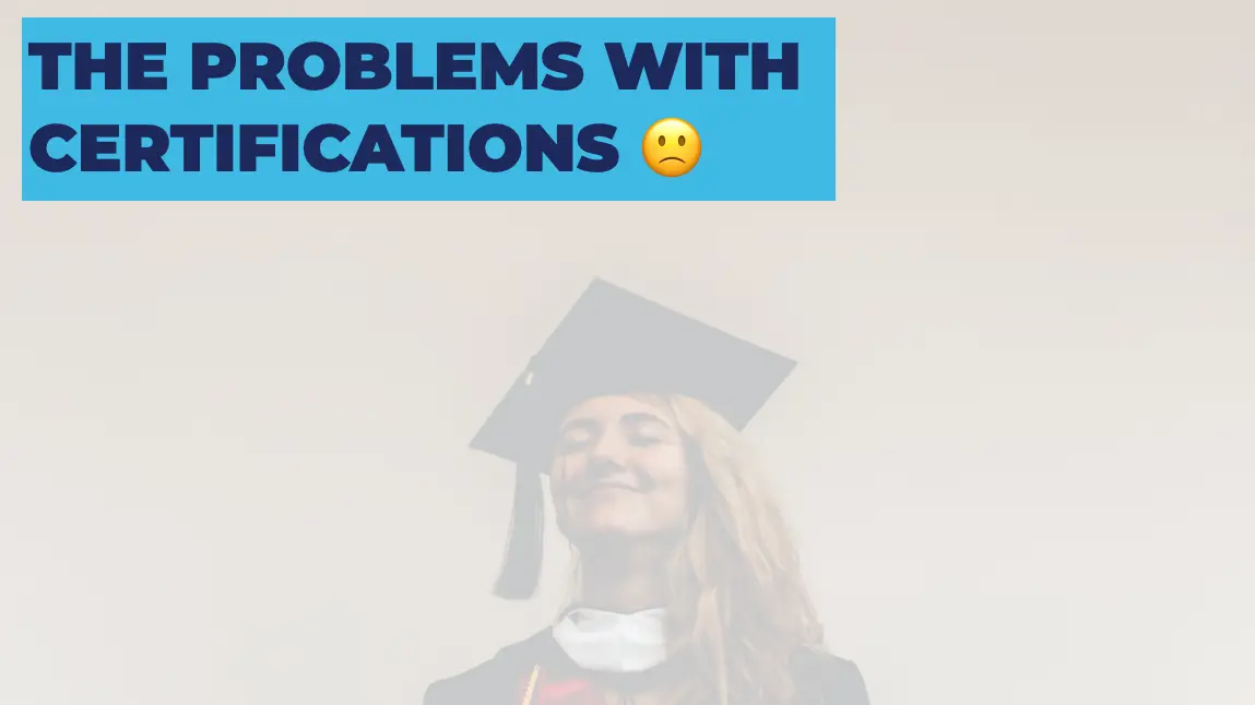 problems with certifications