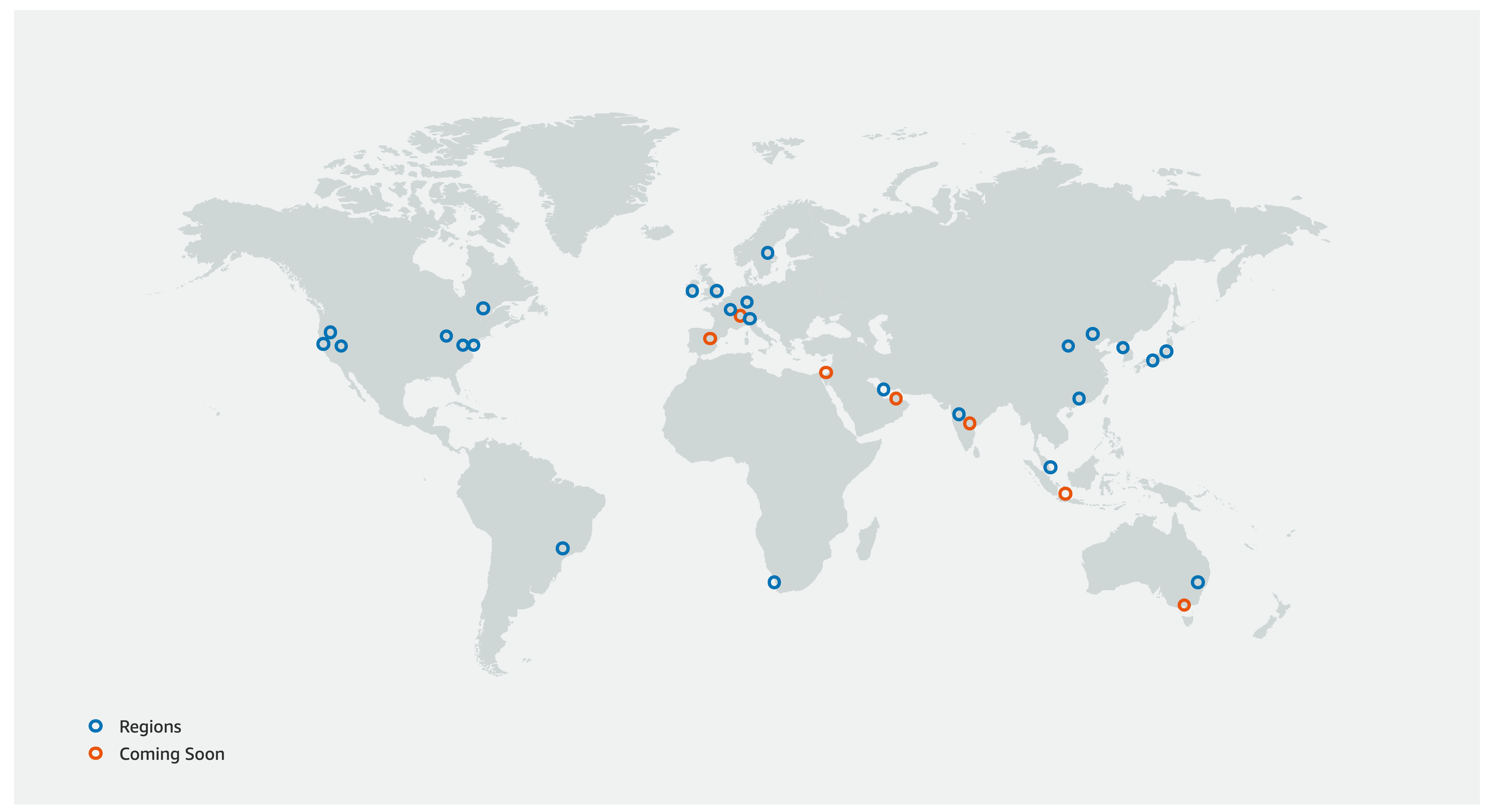 AWS Global Network Map